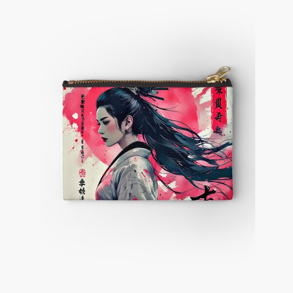 Item preview, Japanese Female Warrior | Crimson Sun Aesthetic designed and sold by Neer arts.