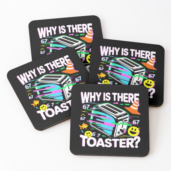 Item preview, Why Is There Toaster Surreal Art Weirdcore designed and sold by SplashTastic.