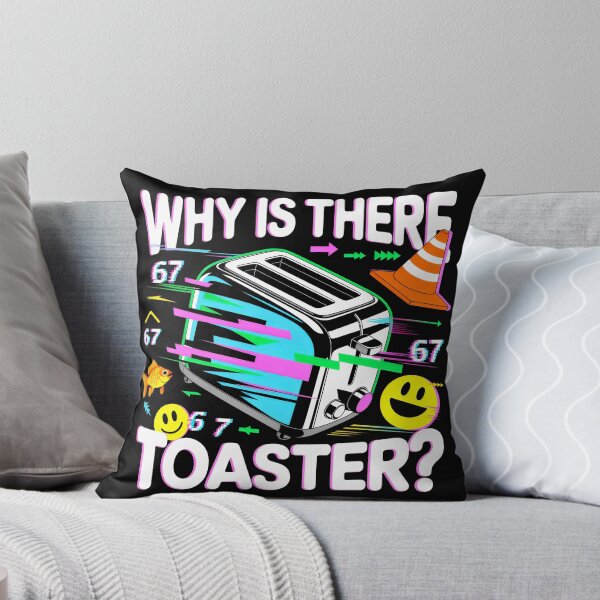 Item preview, Why Is There Toaster Surreal Art Weirdcore designed and sold by SplashTastic.