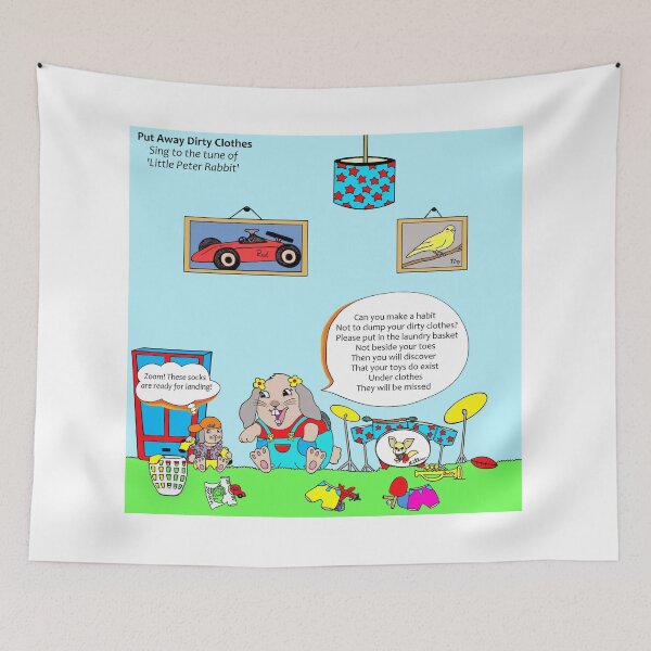 Item preview, Put Clothes Away - Little Peter Rabbit designed and sold by tuneinwithamy.