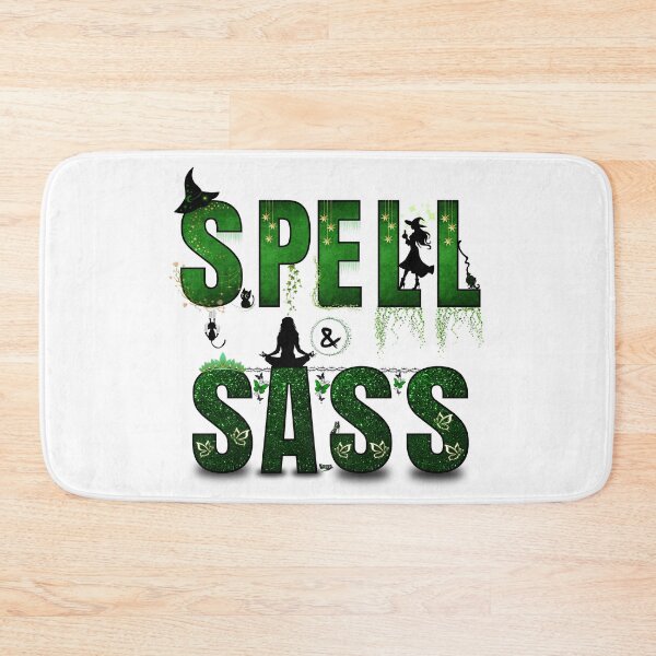 Item preview, Spell & Sass – Magical Green Witchcore Design designed and sold by PixelByHajni.