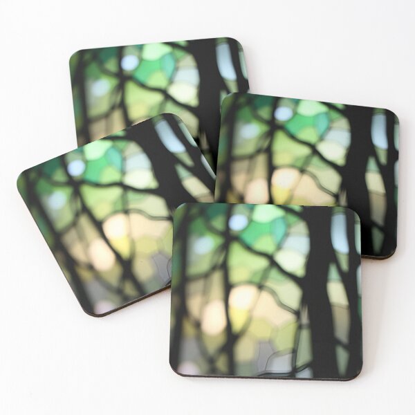 Item preview, Blurred Forest Stained Glass designed and sold by Sachie's Studio.