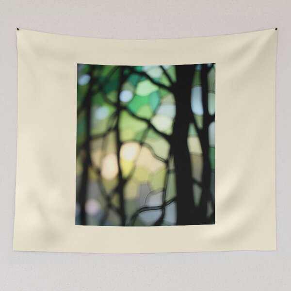Item preview, Blurred Forest Stained Glass designed and sold by Sachie's Studio.
