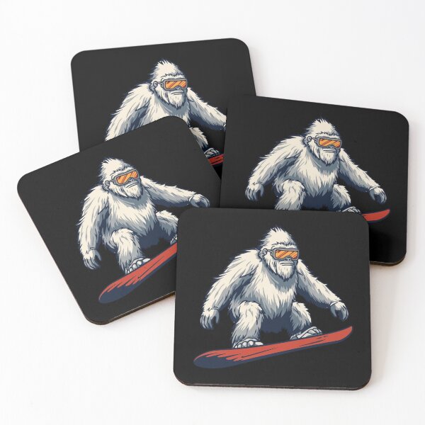 Item preview, Snowboarding Yeti Dad – Cool Winter Bigfoot Snowboard Design designed and sold by LintonGriffin.