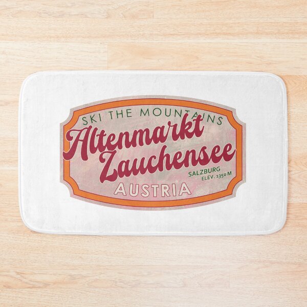 Item preview, Altenmarkt-Zauchensee, Austria, Salzburg, Ski, textured skiing badge designed and sold by Wanderful-roads.