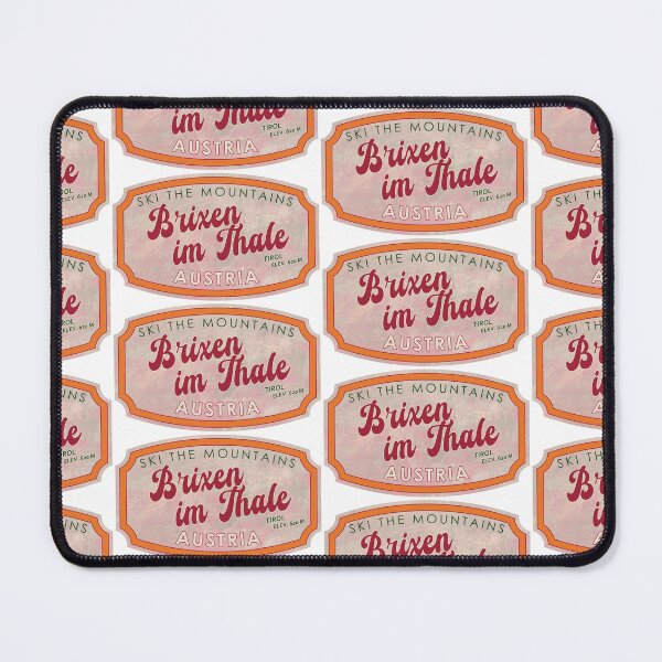 Item preview, Brixen im Thale, Austria, Tirol, Ski, textured skiing badge designed and sold by Wanderful-roads.