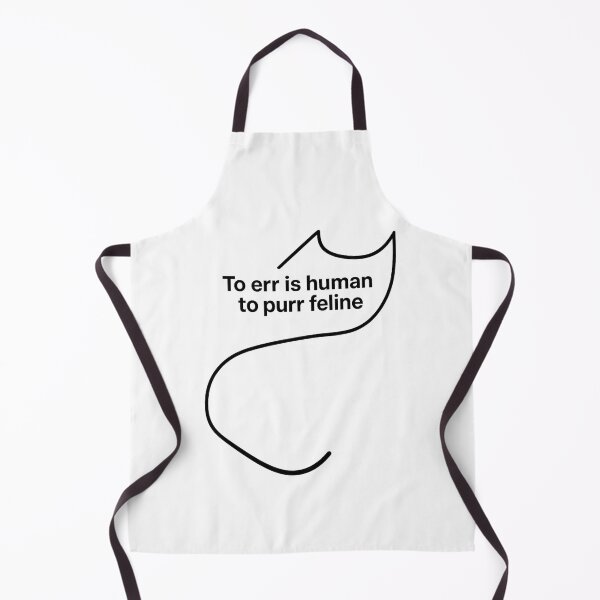Item preview, To Err Is Human, To Purr Feline – Minimalist Cat Line Art designed and sold by SurfingOctopus.