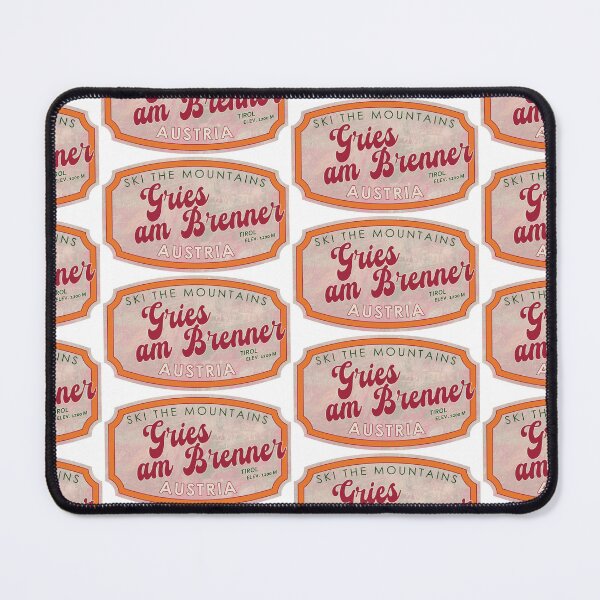 Item preview, Gries am Brenner, Austria, Tirol, Ski, textured skiing badge designed and sold by Wanderful-roads.