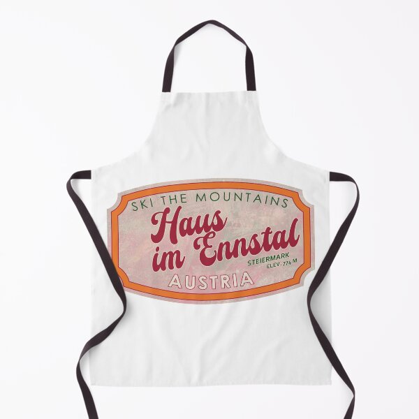 Item preview, Haus im Ennstal, Austria, Steiermark, Ski, textured skiing badge designed and sold by Wanderful-roads.