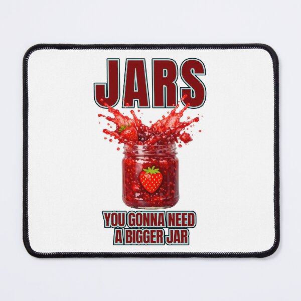 Item preview, JARS, You Gonna Need a Big Jar – Overloaded Strawberry Jam Splash Design designed and sold by RvinJo8.