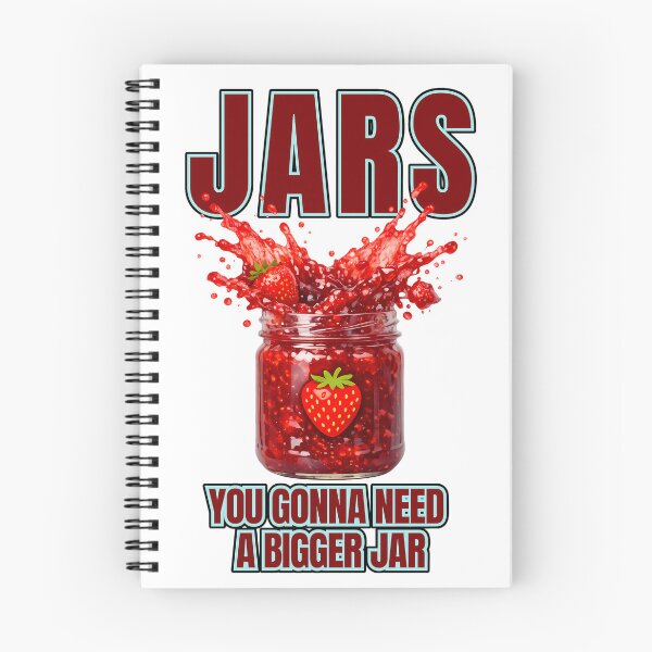 Item preview, JARS, You Gonna Need a Big Jar – Overloaded Strawberry Jam Splash Design designed and sold by PING 999 STUDIO.