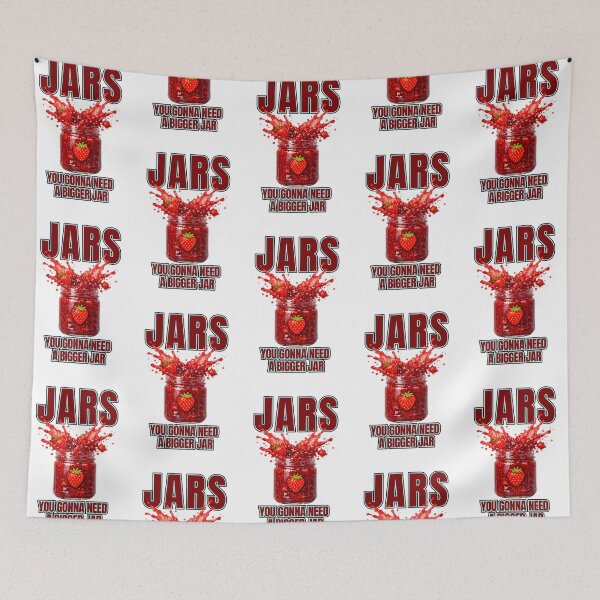 Item preview, JARS, You Gonna Need a Big Jar – Overloaded Strawberry Jam Splash Design designed and sold by PING 999 STUDIO.