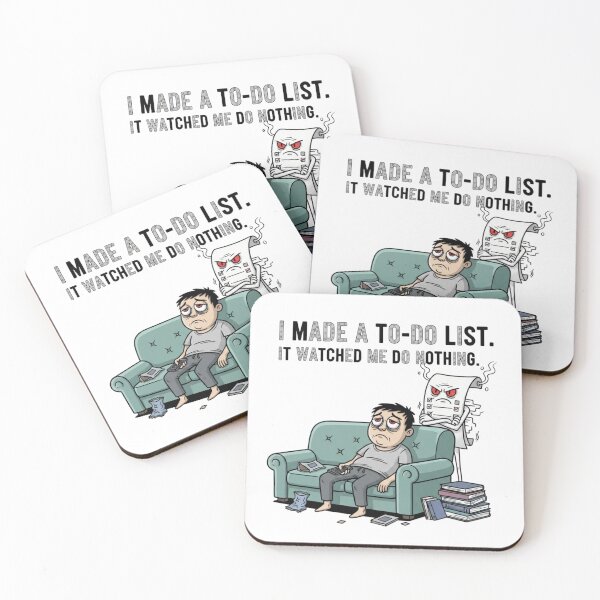 Item preview, My To-Do List Is Judging Me – Dark Funny Shirt designed and sold by Imaginarium of Chaos falcon88 .