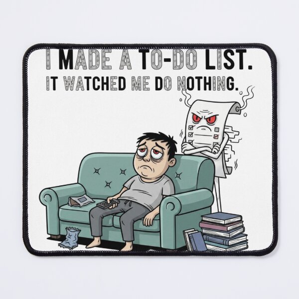 Item preview, My To-Do List Is Judging Me – Dark Funny Shirt designed and sold by Imaginarium of Chaos falcon88 .