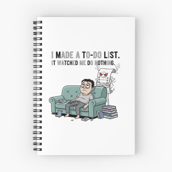 Item preview, My To-Do List Is Judging Me – Dark Funny Shirt designed and sold by Imaginarium of Chaos falcon88 .