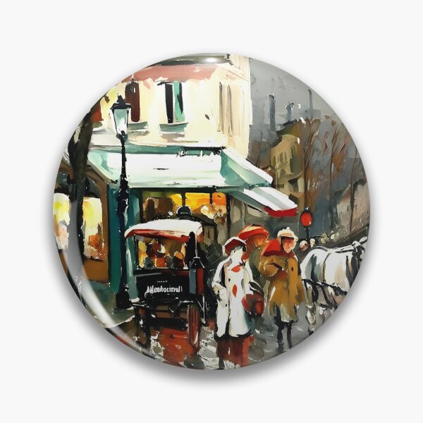 Item preview, Rue Norvins – Place du Tertre in the Belle Époque - 03 designed and sold by artdesignsnow.