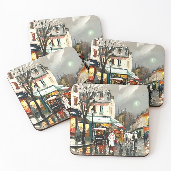 Item preview, Rue Norvins – Place du Tertre in the Belle Époque - 03 designed and sold by artdesignsnow.