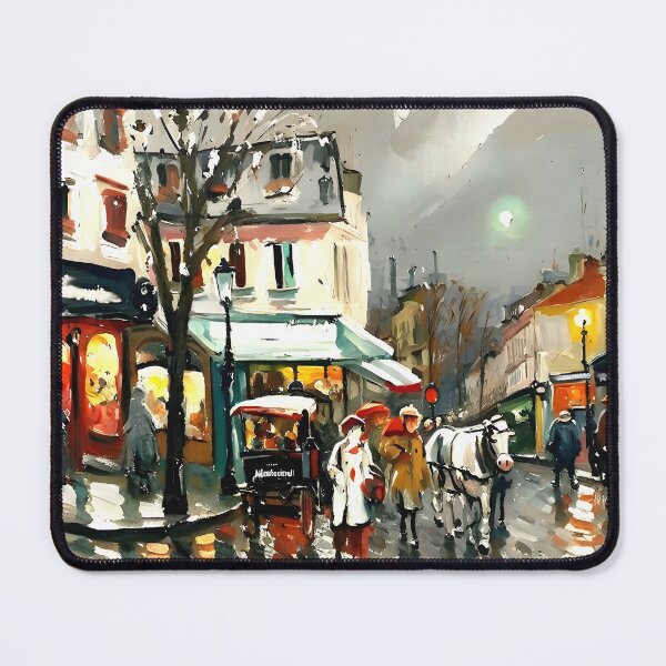 Item preview, Rue Norvins – Place du Tertre in the Belle Époque - 03 designed and sold by artdesignsnow.