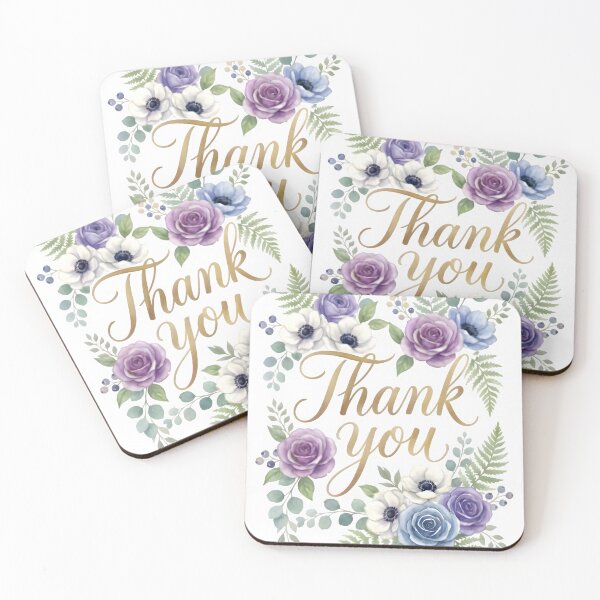 Item preview, Thank you - with flowers designed and sold by RobertMartinArt.