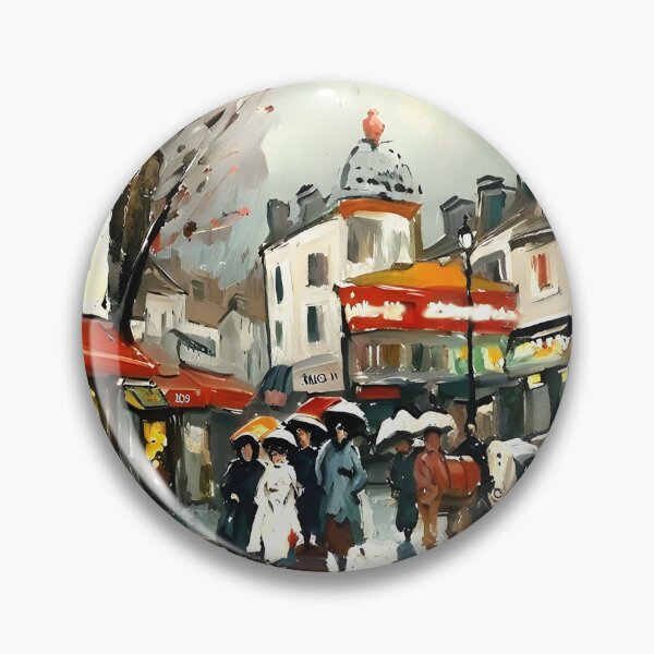 Item preview, Rue Norvins – Place du Tertre in the Belle Époque - 02 designed and sold by artdesignsnow.