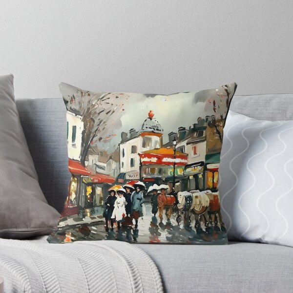 Item preview, Rue Norvins – Place du Tertre in the Belle Époque - 02 designed and sold by artdesignsnow.