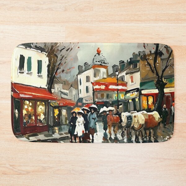 Item preview, Rue Norvins – Place du Tertre in the Belle Époque - 02 designed and sold by artdesignsnow.