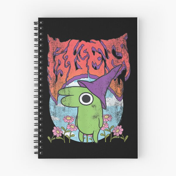 Item preview, Smiling Friends Glep Heavy Metal Flowers Cartoon designed and sold by Ketshoop.