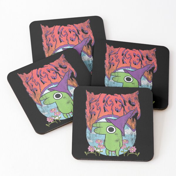 Item preview, Smiling Friends Glep Heavy Metal Flowers Cartoon designed and sold by Ketshoop.