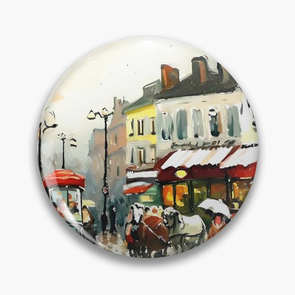 Item preview, Rue Norvins – Place du Tertre in the Belle Époque - 01 designed and sold by artdesignsnow.