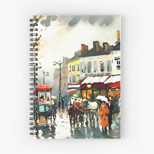 Item preview, Rue Norvins – Place du Tertre in the Belle Époque - 01 designed and sold by artdesignsnow.