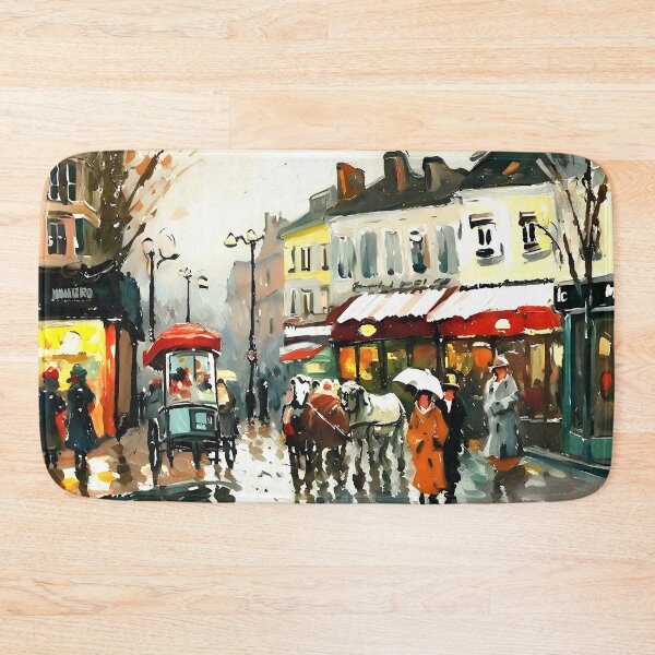 Item preview, Rue Norvins – Place du Tertre in the Belle Époque - 01 designed and sold by artdesignsnow.