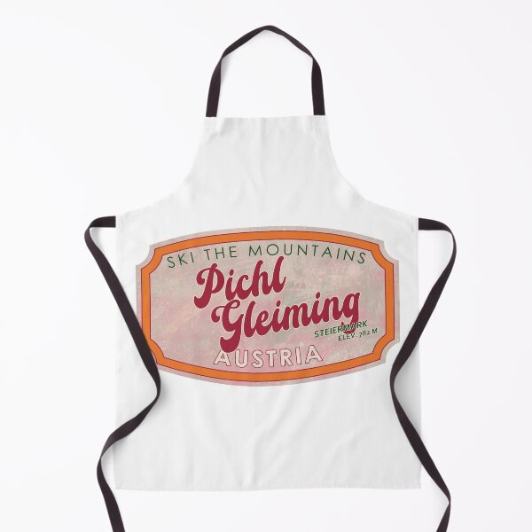 Item preview, Pichl-Gleiming, Austria, Steiermark, Ski, textured skiing badge designed and sold by Wanderful-roads.