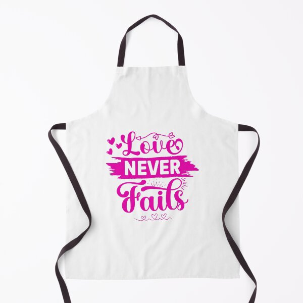 Item preview, Love Never Fails – Inspirational Love Quote Typography Design | Romantic Christian & Relationship Gift designed and sold by AnnCraftsPH.