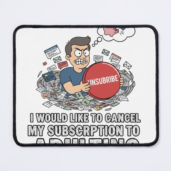 Item preview, Cancel Adulting Subscription – Dark Comedy Tee designed and sold by Imaginarium of Chaos falcon88 .