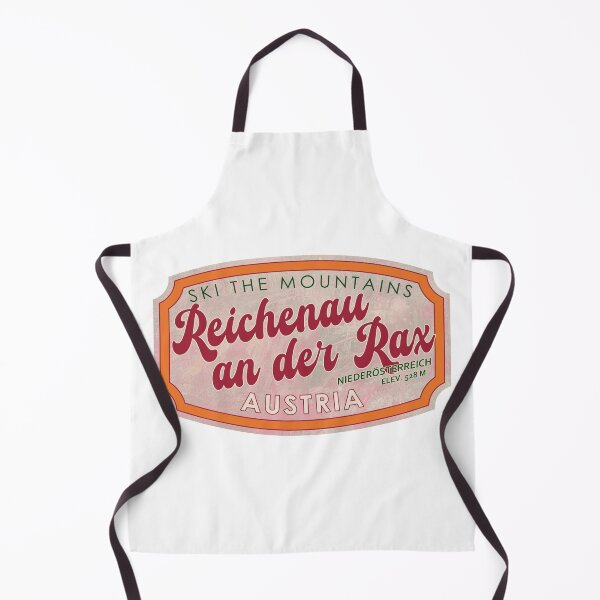Item preview, Reichenau an der Rax, Austria, Niederösterreich, Ski, textured skiing badge designed and sold by Wanderful-roads.