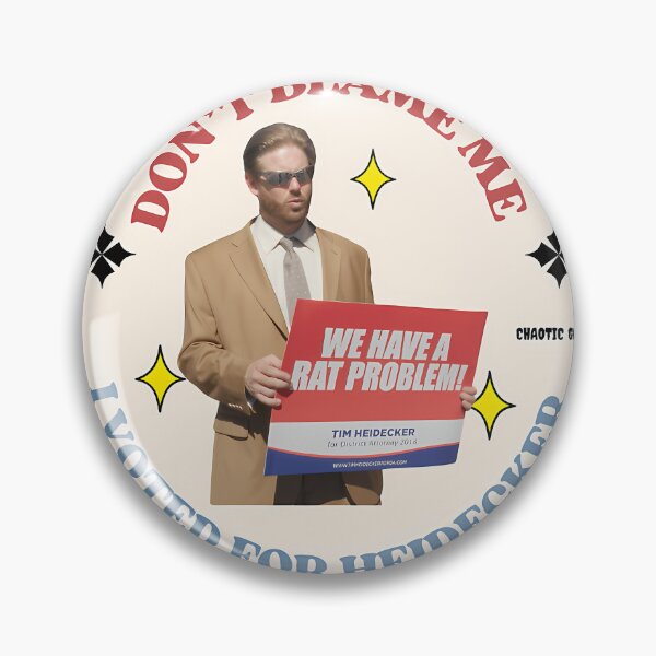 Item preview,  Tim Heidecker For District Attorney Sticker designed and sold by MichaelLe513.