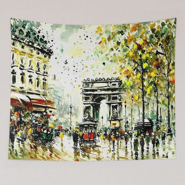 Item preview, Porte Saint-Martin in the Belle Époque - 06 designed and sold by artdesignsnow.