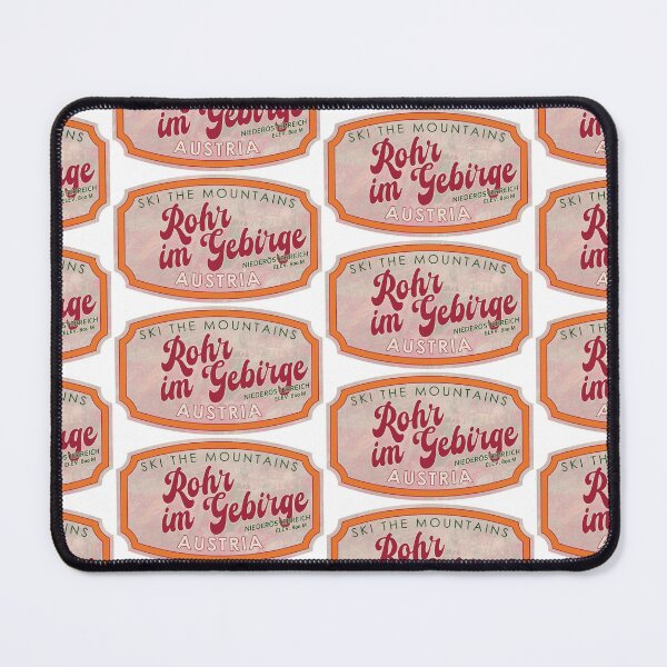 Item preview, Rohr im Gebirge, Austria, Niederösterreich, Ski, textured skiing badge designed and sold by Wanderful-roads.
