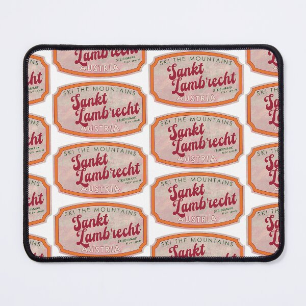 Item preview, Sankt Lambrecht, Austria, Steiermark, Ski, textured skiing badge designed and sold by Wanderful-roads.