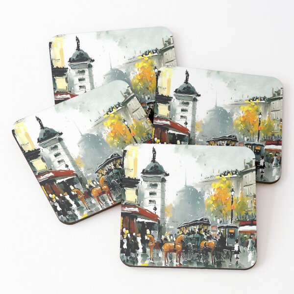 Item preview, Porte Saint-Martin in the Belle Époque - 05 designed and sold by artdesignsnow.