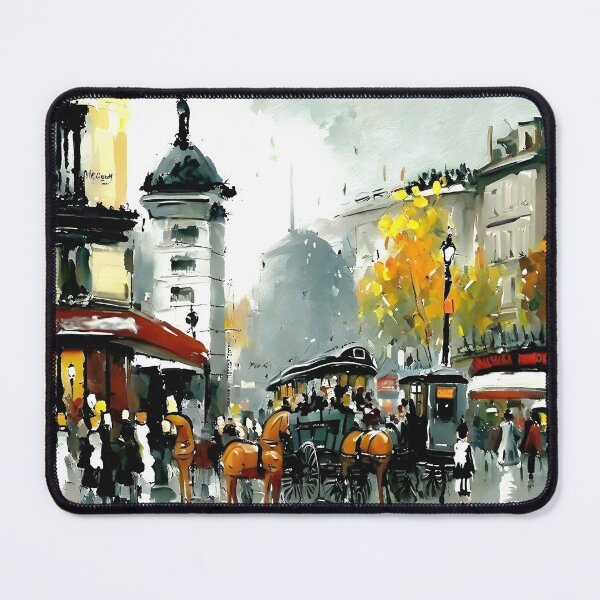 Item preview, Porte Saint-Martin in the Belle Époque - 05 designed and sold by artdesignsnow.