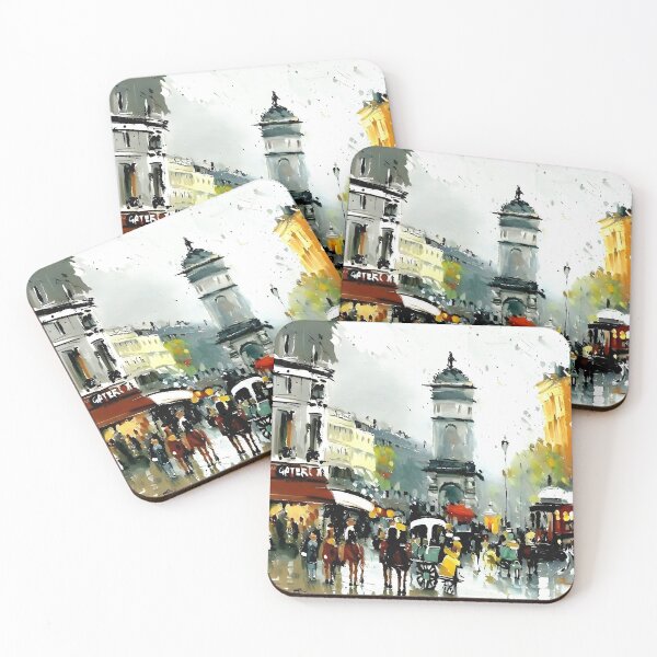 Item preview, Porte Saint-Martin in the Belle Époque - 04 designed and sold by artdesignsnow.