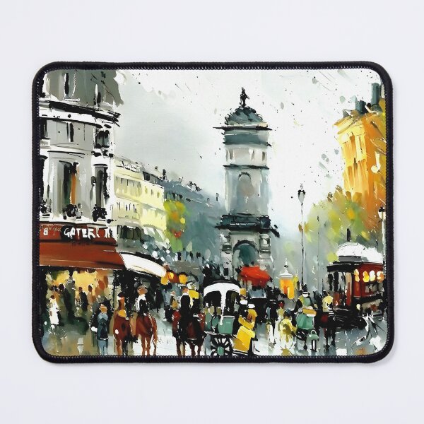 Item preview, Porte Saint-Martin in the Belle Époque - 04 designed and sold by artdesignsnow.