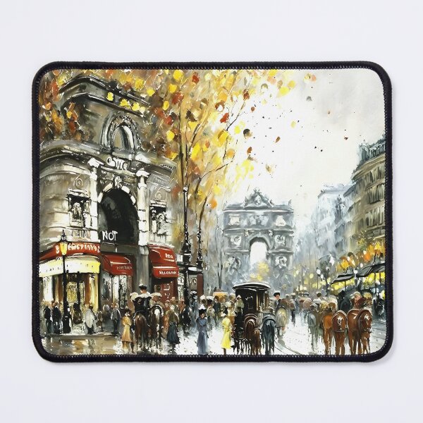 Item preview, Porte Saint-Martin in the Belle Époque - 03 designed and sold by artdesignsnow.