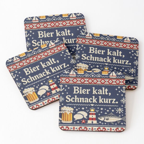 Item preview, Beer cold, chat short, North Sea knitwear design designed and sold by Mauswohn.