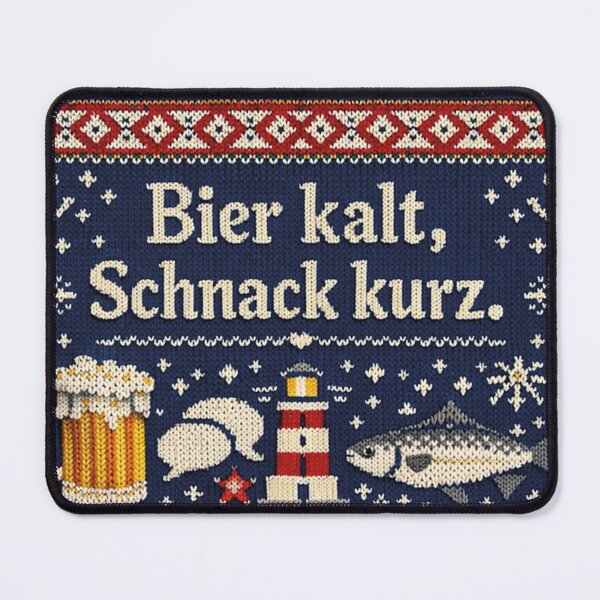 Item preview, Beer cold, chat short, North Sea knitwear design designed and sold by Mauswohn.