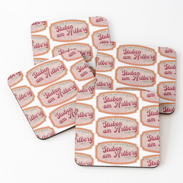 Item preview, Stuben am Arlberg, Austria, Vorarlberg, Ski, textured skiing badge designed and sold by Wanderful-roads.