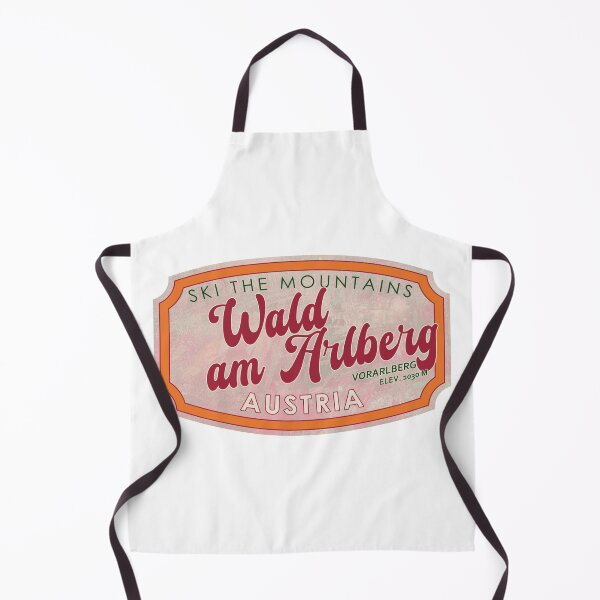 Item preview, Wald am Arlberg, Austria, Vorarlberg, Ski, textured skiing badge designed and sold by Wanderful-roads.