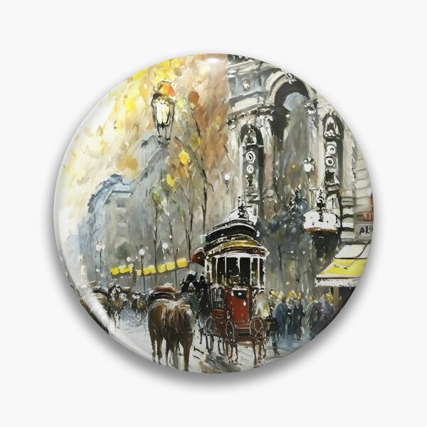 Item preview, Porte Saint-Martin in the Belle Époque - 01 designed and sold by artdesignsnow.
