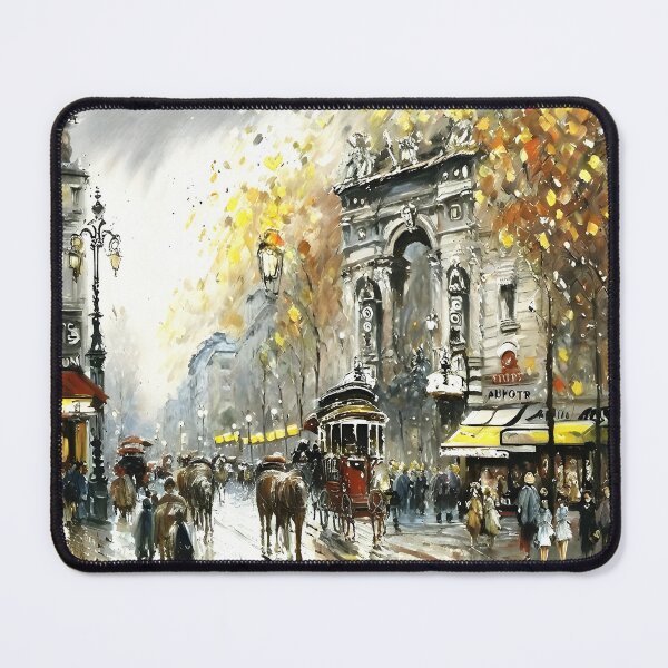 Item preview, Porte Saint-Martin in the Belle Époque - 01 designed and sold by artdesignsnow.